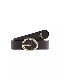 TOMMY HILFIGER | Cinturón de cuero TH CHIC | Negro