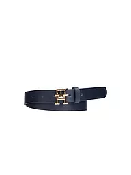 TOMMY HILFIGER | Cinturón de cuero | Azul oscuro