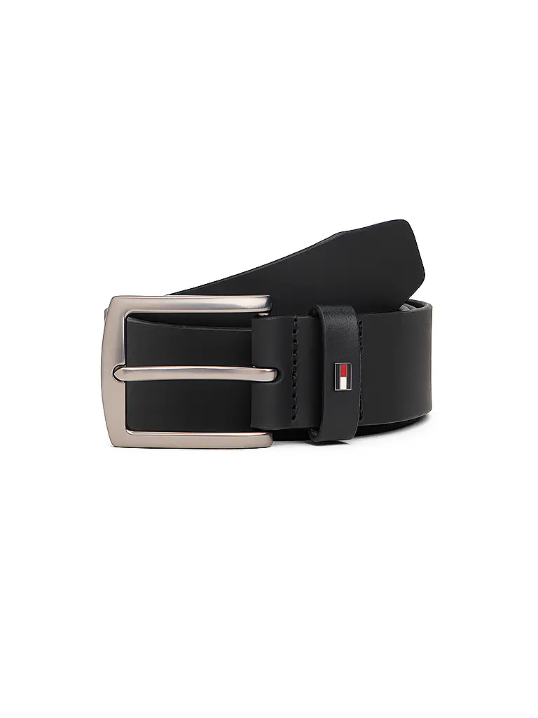 TOMMY HILFIGER | Cinturón de cuero | Negro