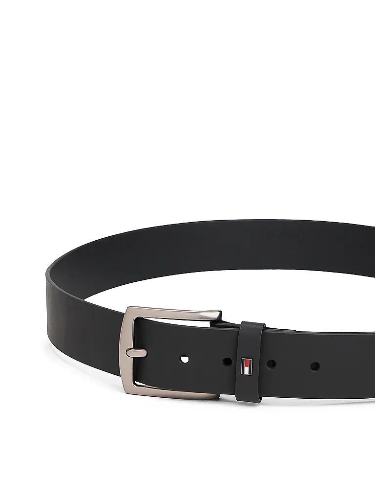 TOMMY HILFIGER | Cinturón de cuero | Negro