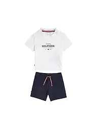TOMMY HILFIGER | Conjunto de bebé de 2 piezas, camiseta y pantalones cortos | Azul oscuro