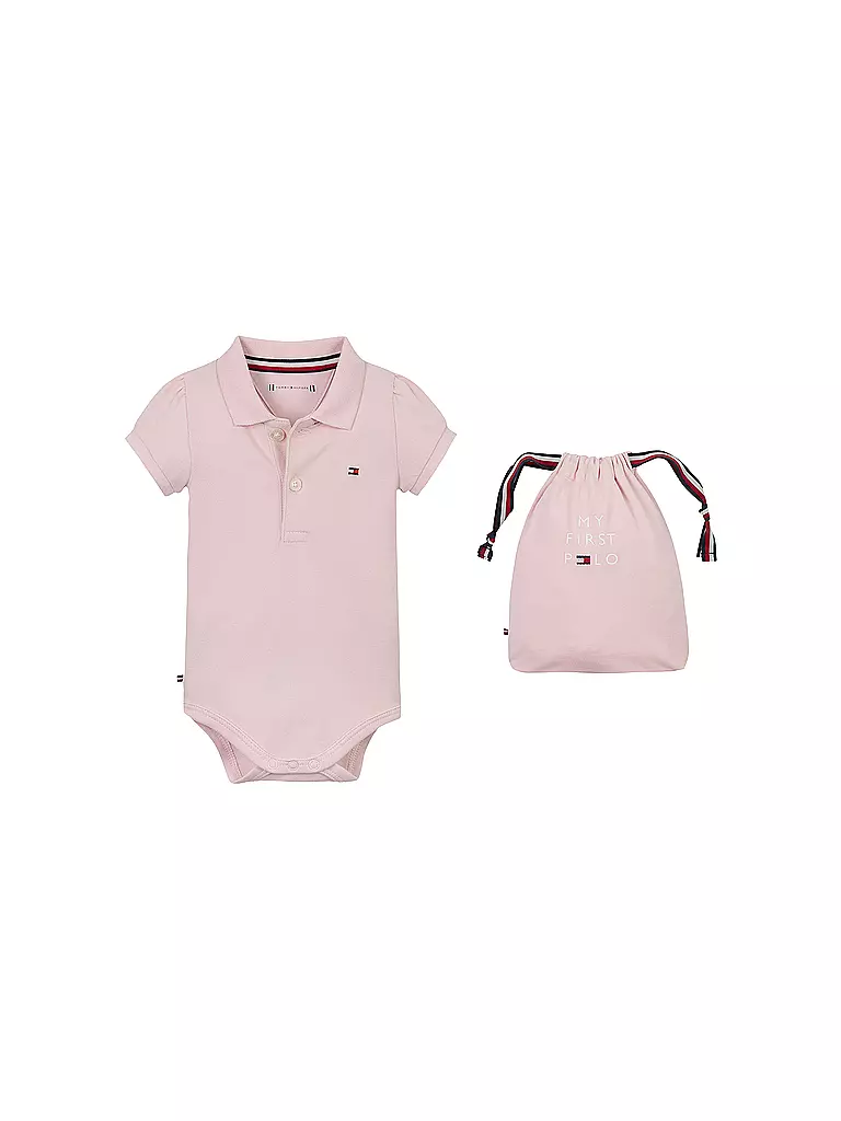 TOMMY HILFIGER | Conjunto de regalo de body para bebé niña | Rosa