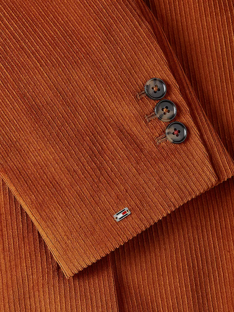 TOMMY HILFIGER | Cord Blazer Relaxed Fit | Naranja