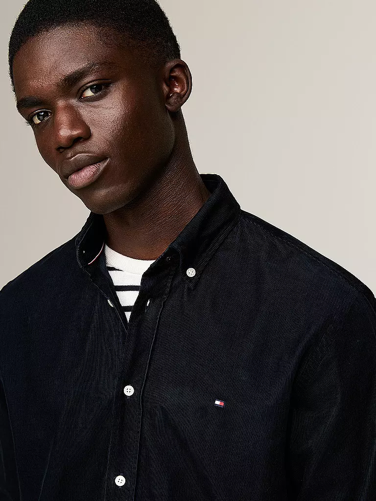 TOMMY HILFIGER | Cordhemd  | Azul