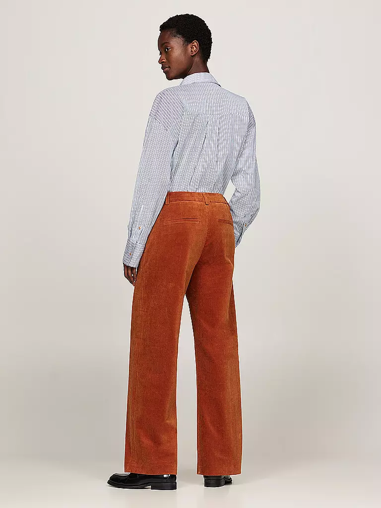 TOMMY HILFIGER | Cordhose Relaxed Straight Fit | Naranja