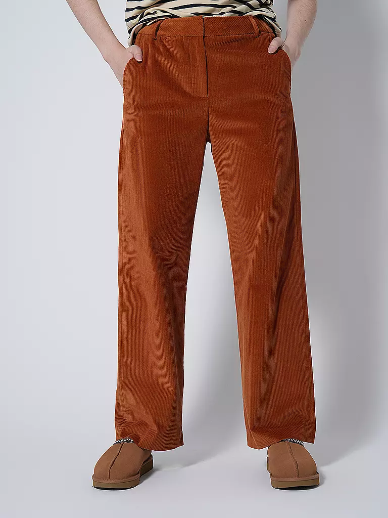 TOMMY HILFIGER | Cordhose Relaxed Straight Fit | Naranja