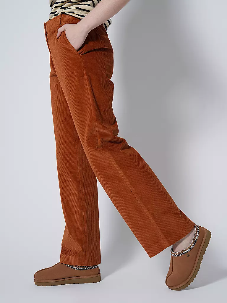 TOMMY HILFIGER | Cordhose Relaxed Straight Fit | Naranja