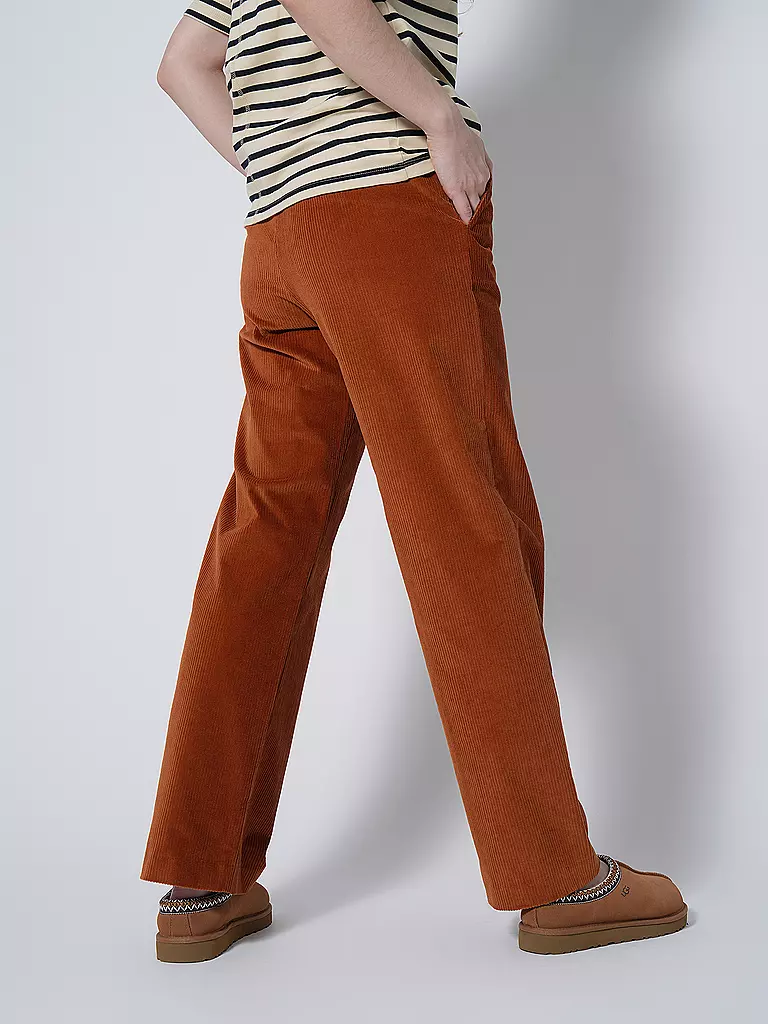 TOMMY HILFIGER | Cordhose Relaxed Straight Fit | Naranja