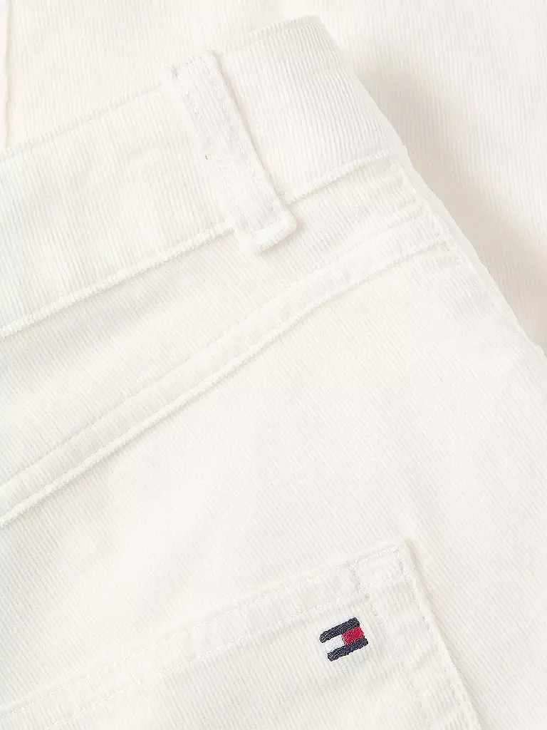 TOMMY HILFIGER | Cordhose Slim Fit | Blanco