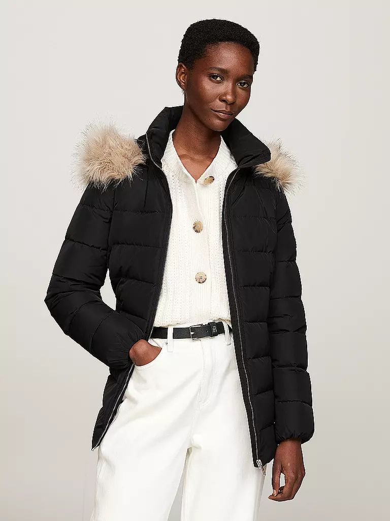 TOMMY HILFIGER | Daunenjacke TYRA | Negro