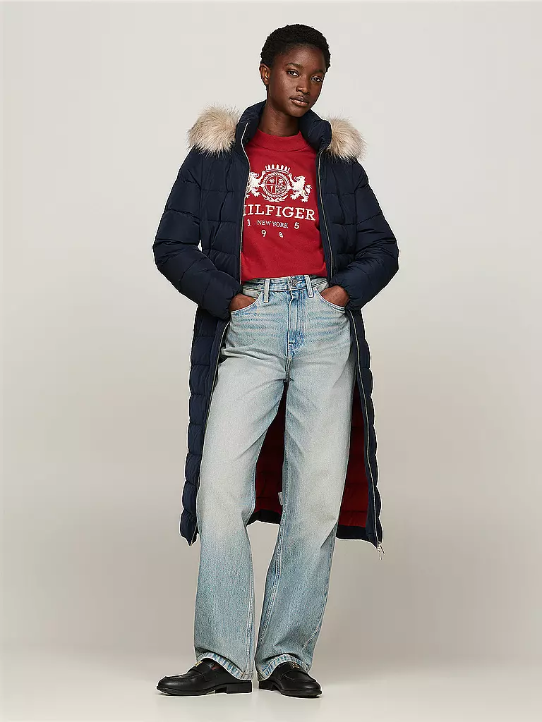 TOMMY HILFIGER | Daunenmantel TYRA | Azul oscuro