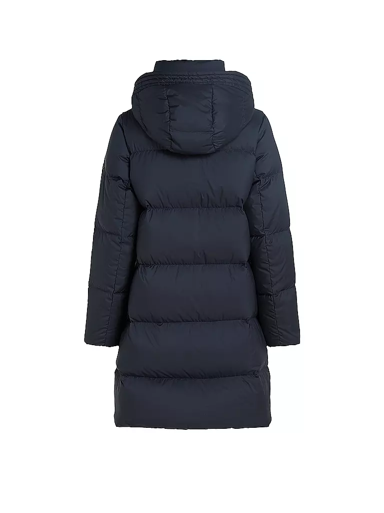 TOMMY HILFIGER | Daunensteppmantel | Azul oscuro