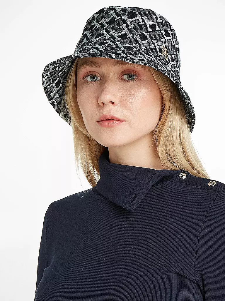 TOMMY HILFIGER | Fischerhut - Bucket Hat | Azul oscuro