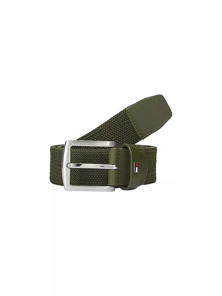 TOMMY HILFIGER | Gürtel DENTON ELASTIC  | Oliva