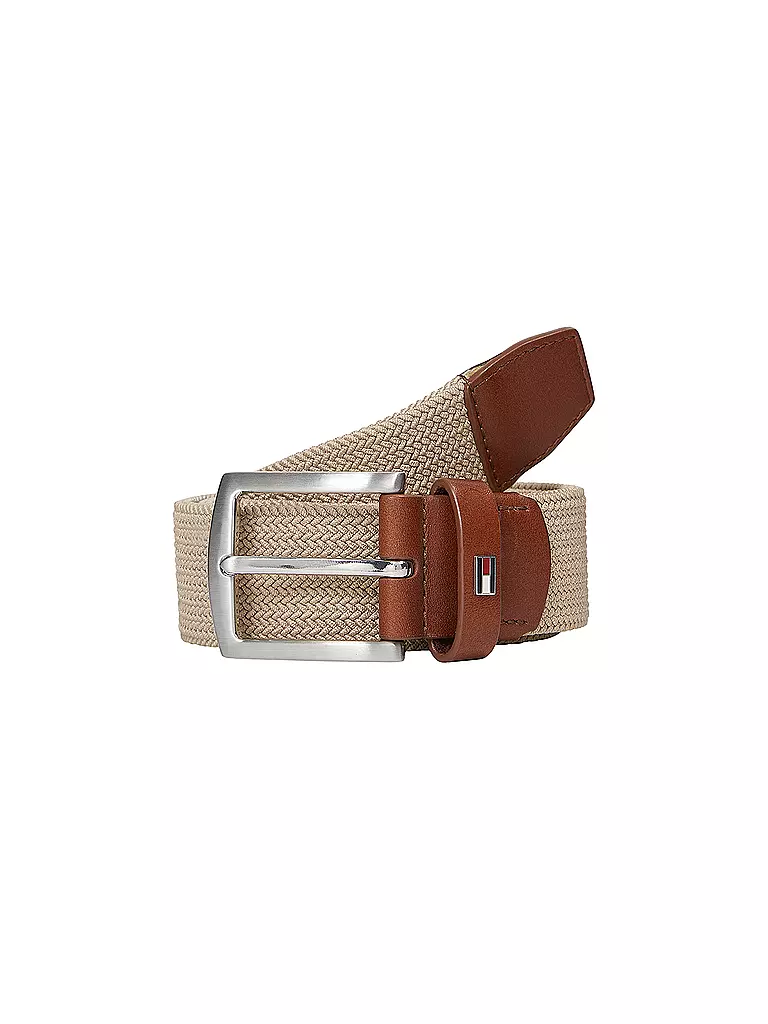 TOMMY HILFIGER | Gürtel DENTON ELASTIC  | Beige