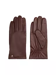 TOMMY HILFIGER | Guantes de cuero | Marrón