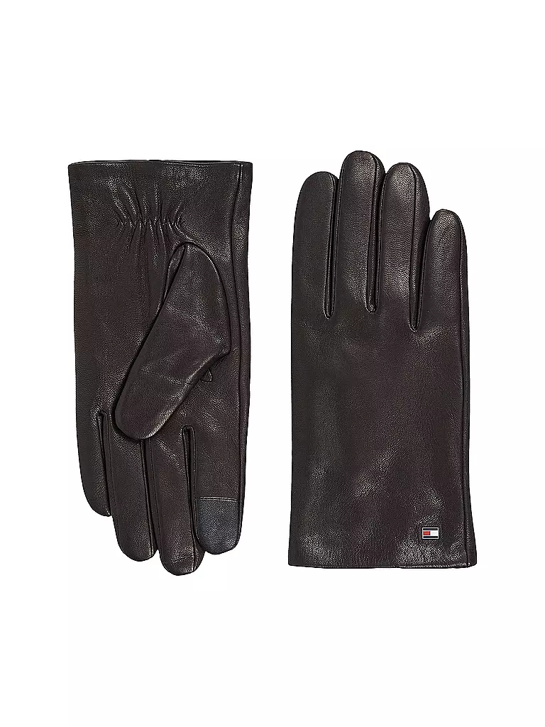 TOMMY HILFIGER | Guantes de cuero | Negro