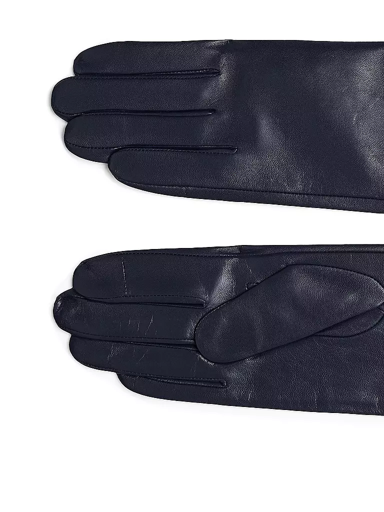 TOMMY HILFIGER | Guantes de cuero | Azul oscuro