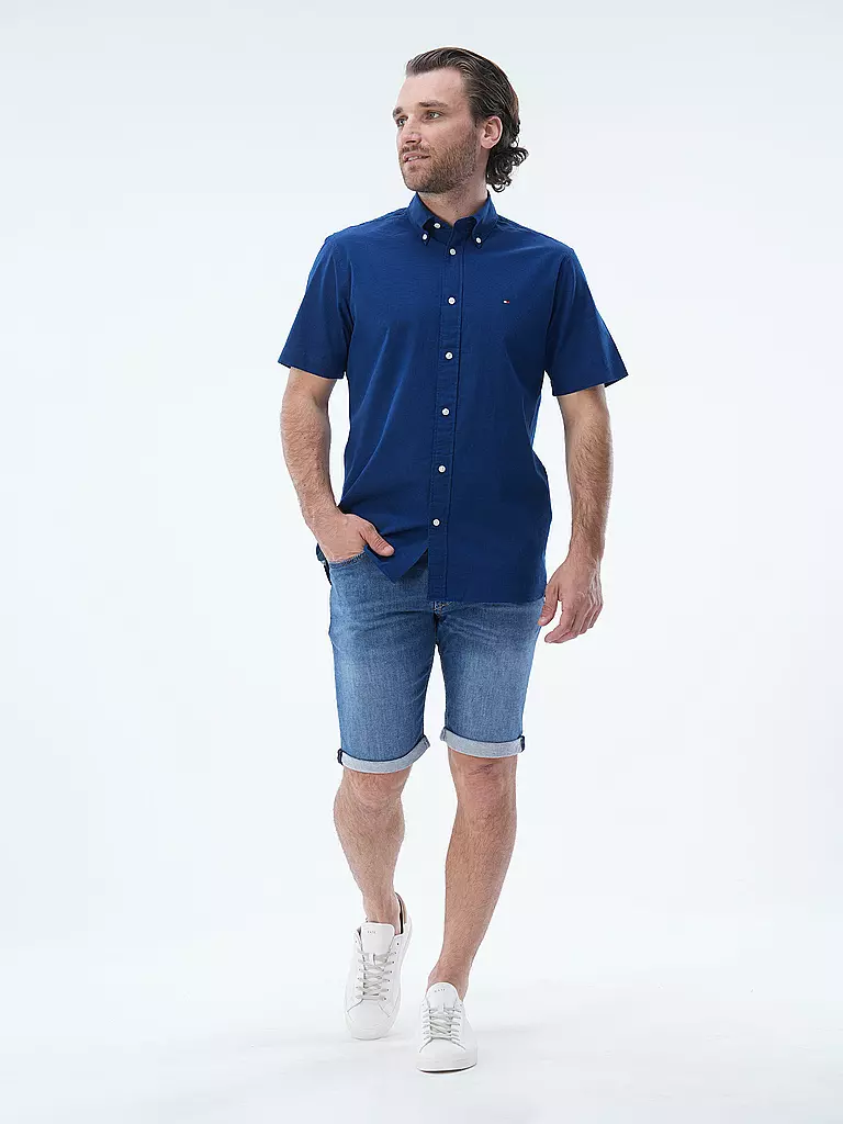 TOMMY HILFIGER | Hemd Regular Fit  | Azul