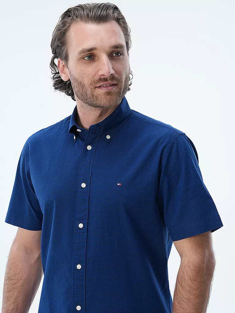 TOMMY HILFIGER | Hemd Regular Fit  | Azul