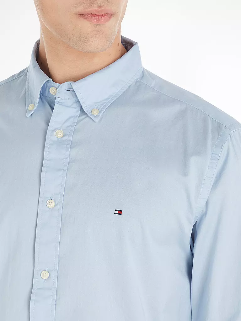 TOMMY HILFIGER | Hemd Regular Fit  | Azul claro