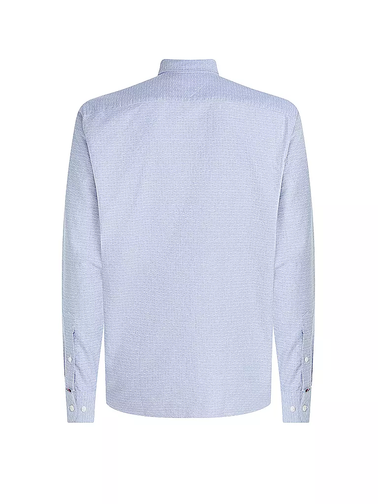 TOMMY HILFIGER | Hemd Regular Fit DOBBY | Azul claro