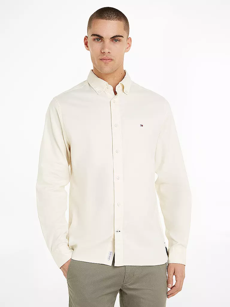 TOMMY HILFIGER | Hemd Regular Fit | Blanco