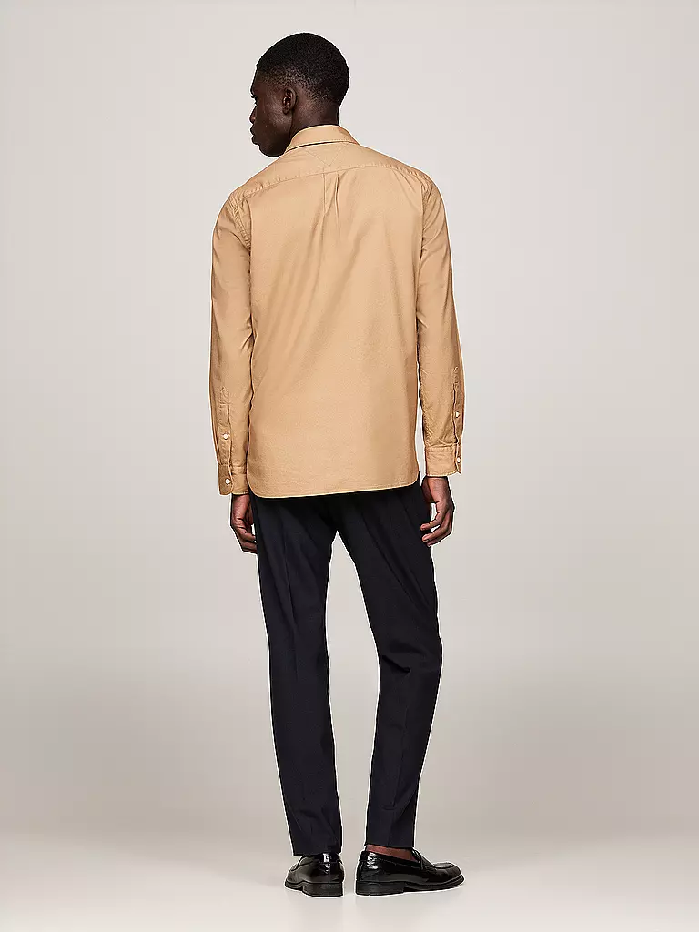 TOMMY HILFIGER | Hemd Regular Fit | Camel