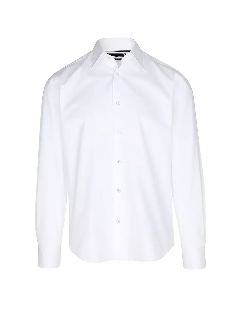 TOMMY HILFIGER | Hemd Slim Fit  | Blanco