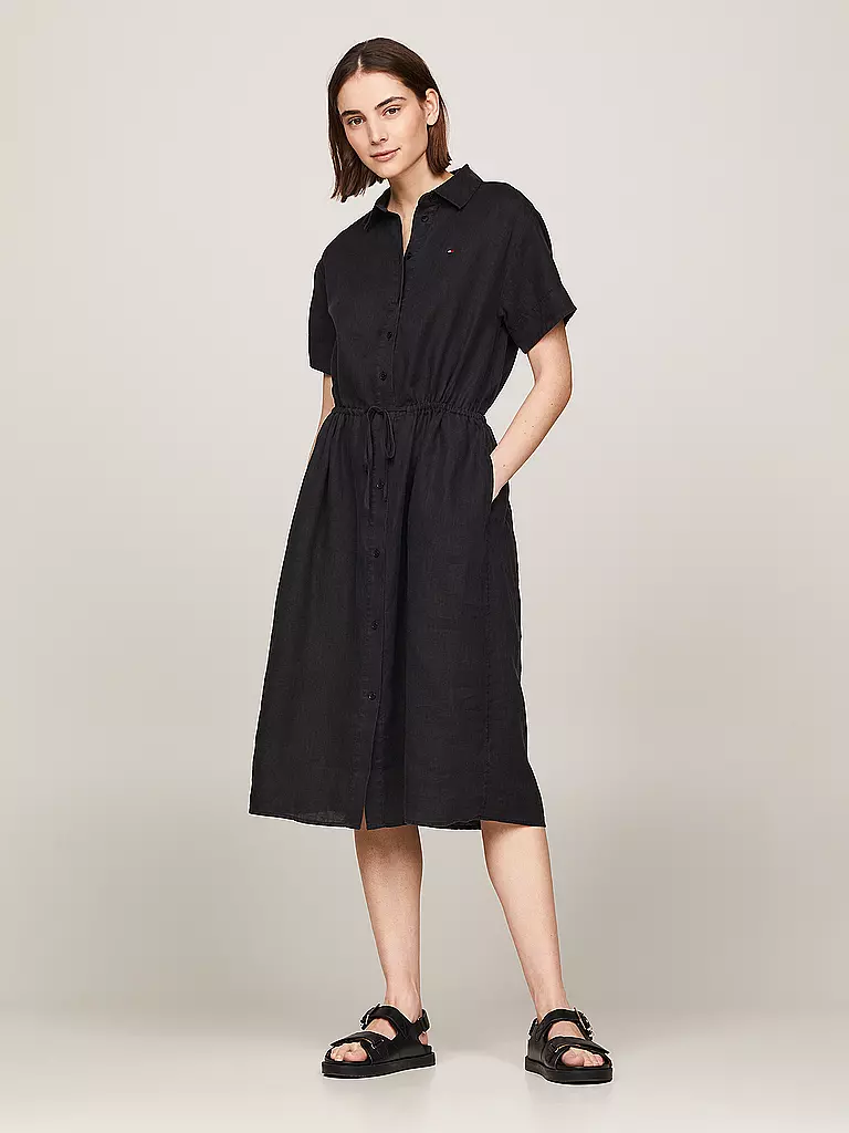 TOMMY HILFIGER | Hemdblusenkleid | Negro