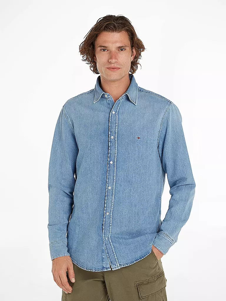 TOMMY HILFIGER | Jeanshemd  | Azul claro