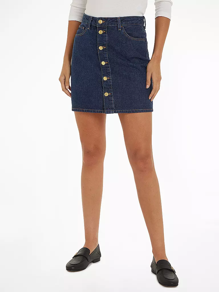 TOMMY HILFIGER | Jeansrock  | Azul oscuro