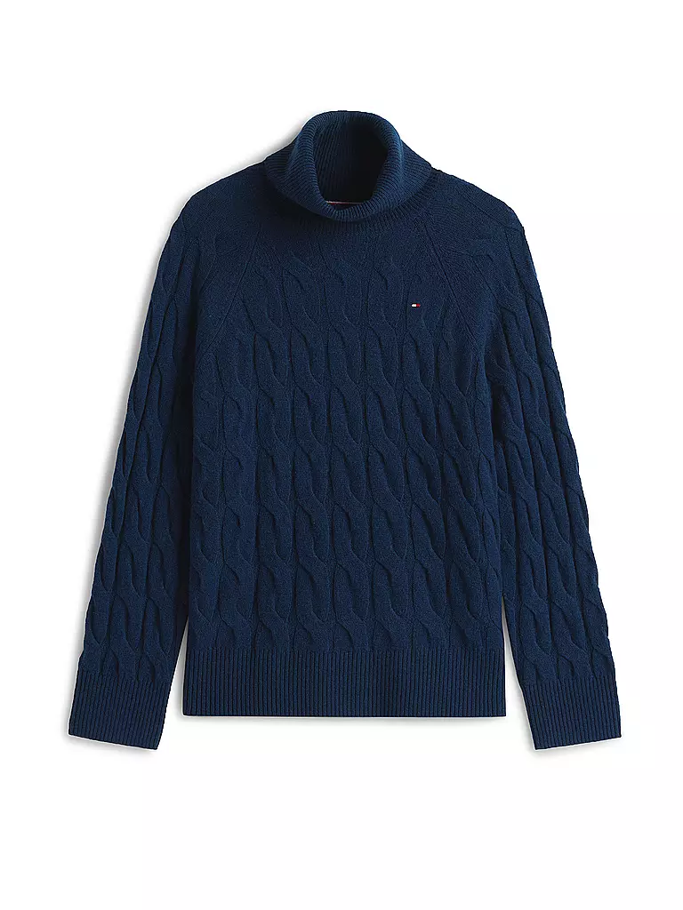 TOMMY HILFIGER | Jersey de cuello alto | Azul oscuro