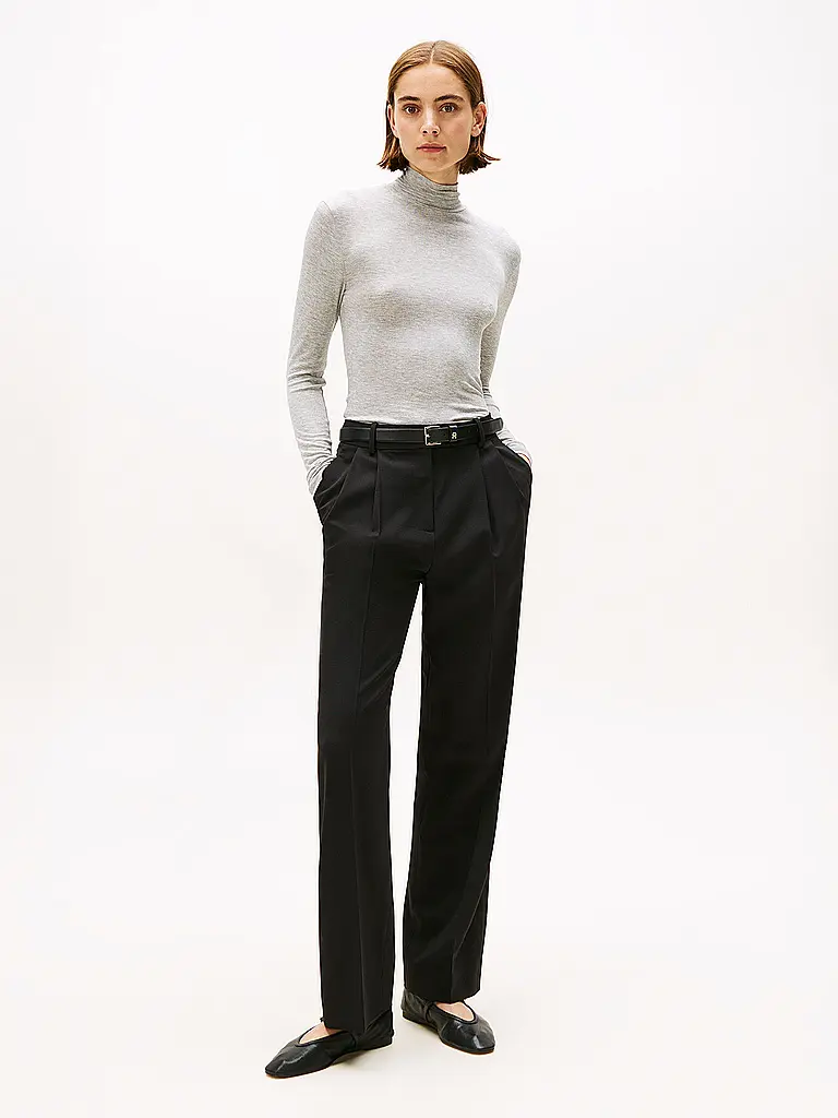TOMMY HILFIGER | Jersey de cuello alto | Gris claro