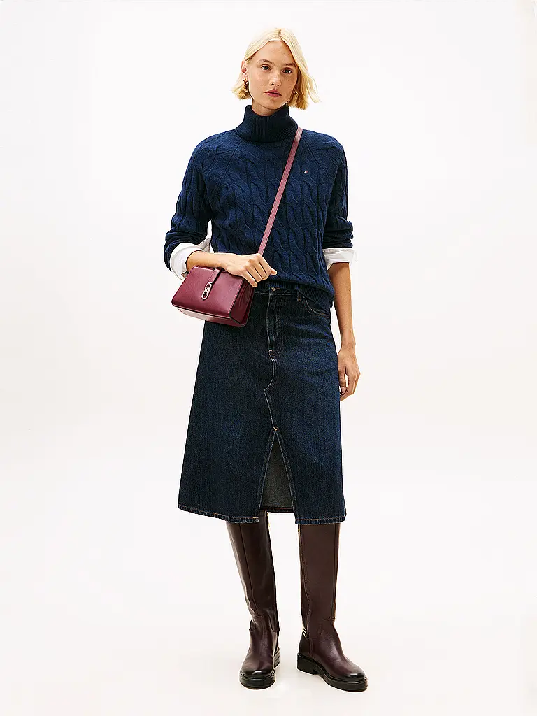 TOMMY HILFIGER | Jersey de cuello alto | Azul oscuro