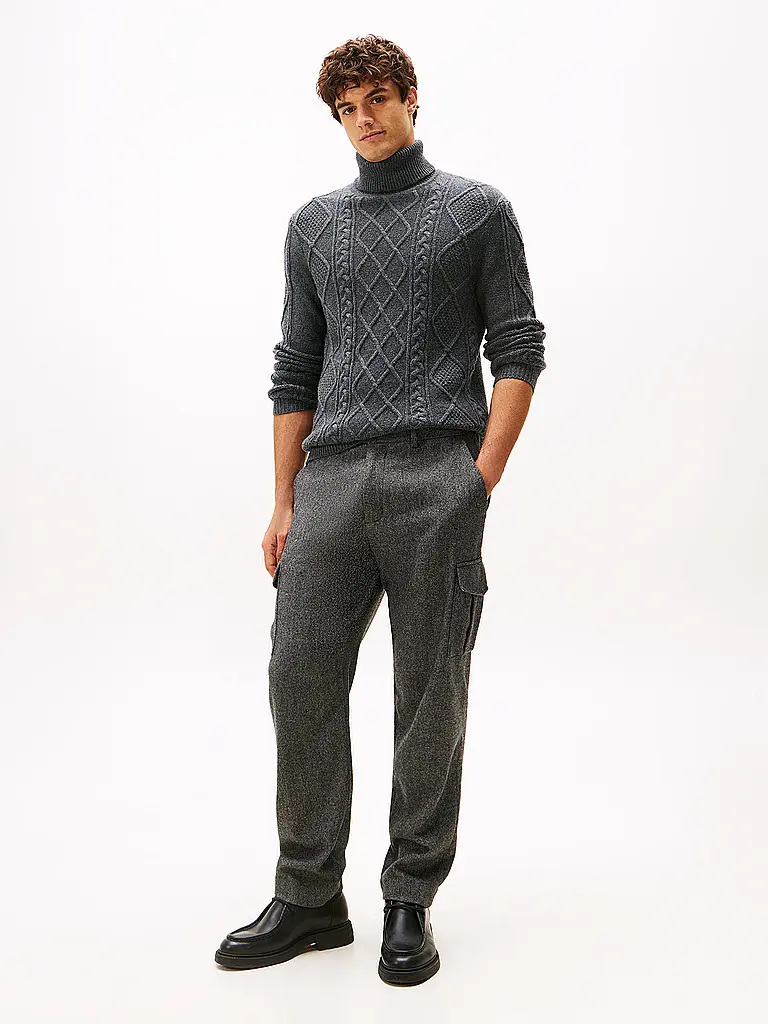 TOMMY HILFIGER | Jersey de cuello alto | Gris