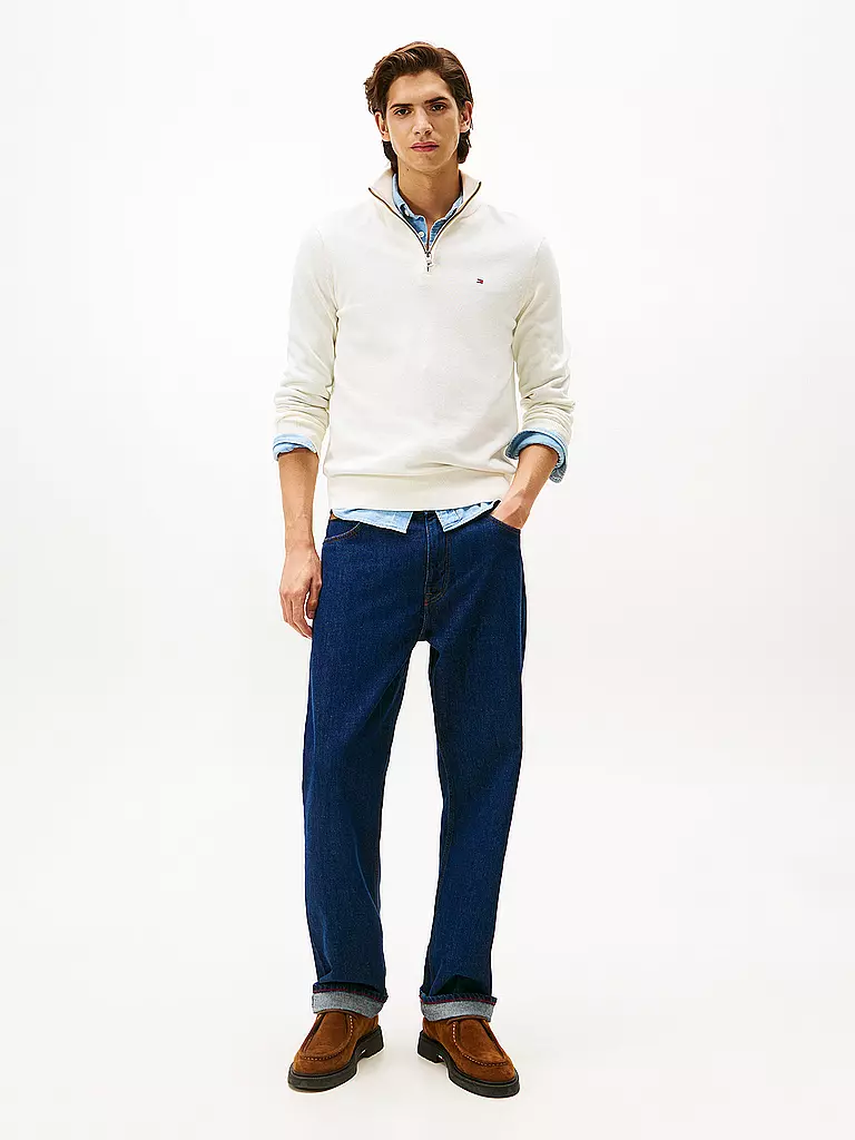 TOMMY HILFIGER | Jersey Troyer | Crema