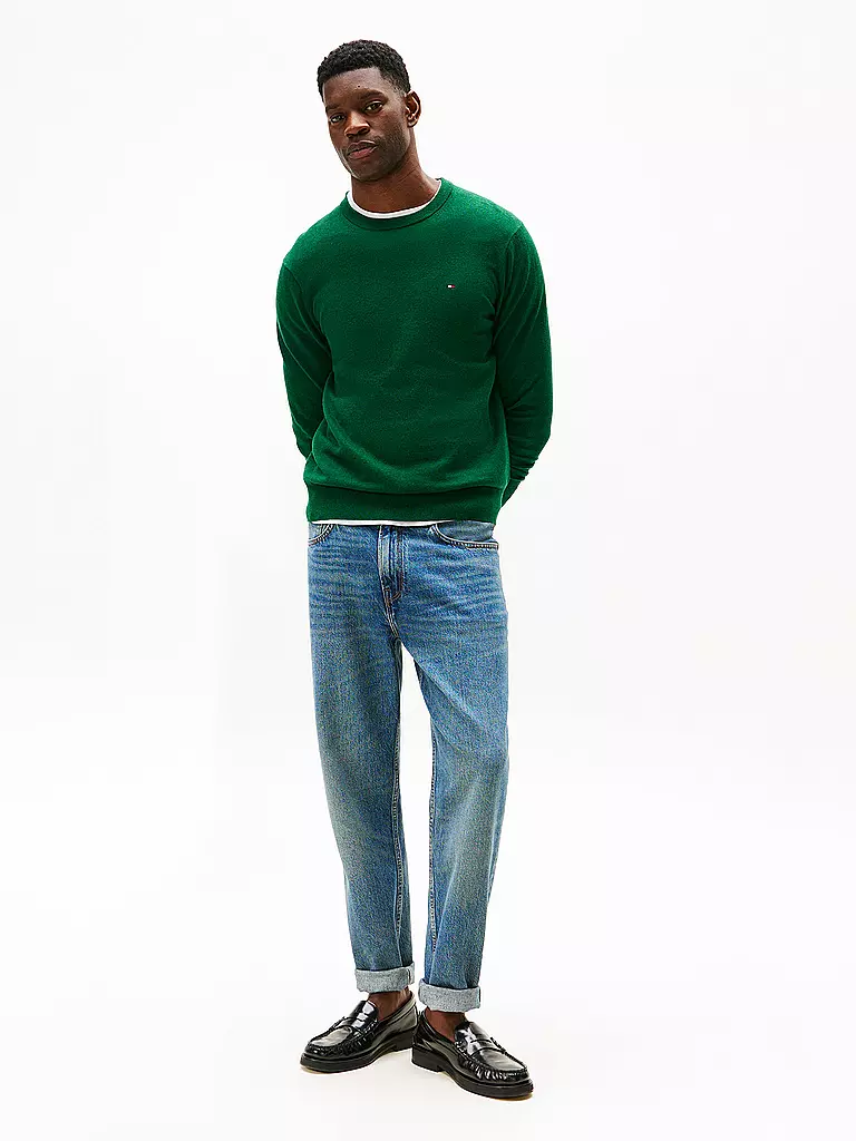 TOMMY HILFIGER | Jersey | dunkelgrün