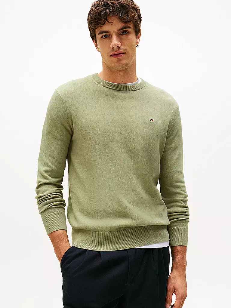 TOMMY HILFIGER | Jersey | hellgrün