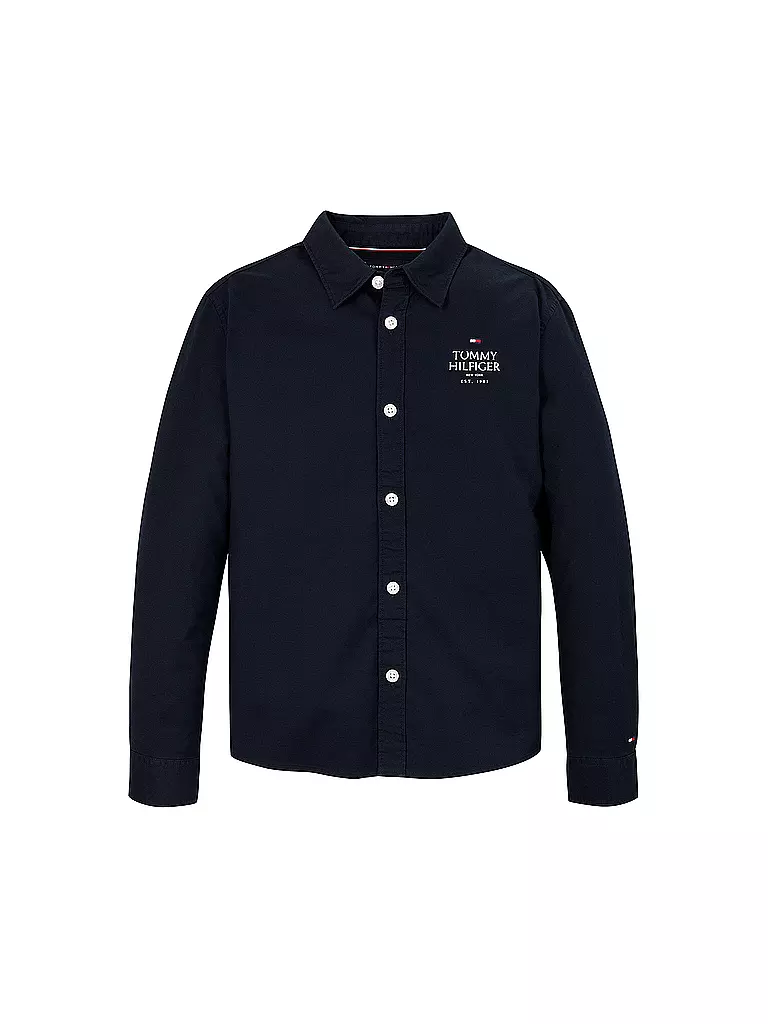 TOMMY HILFIGER | Jungen Hemd  | Azul oscuro