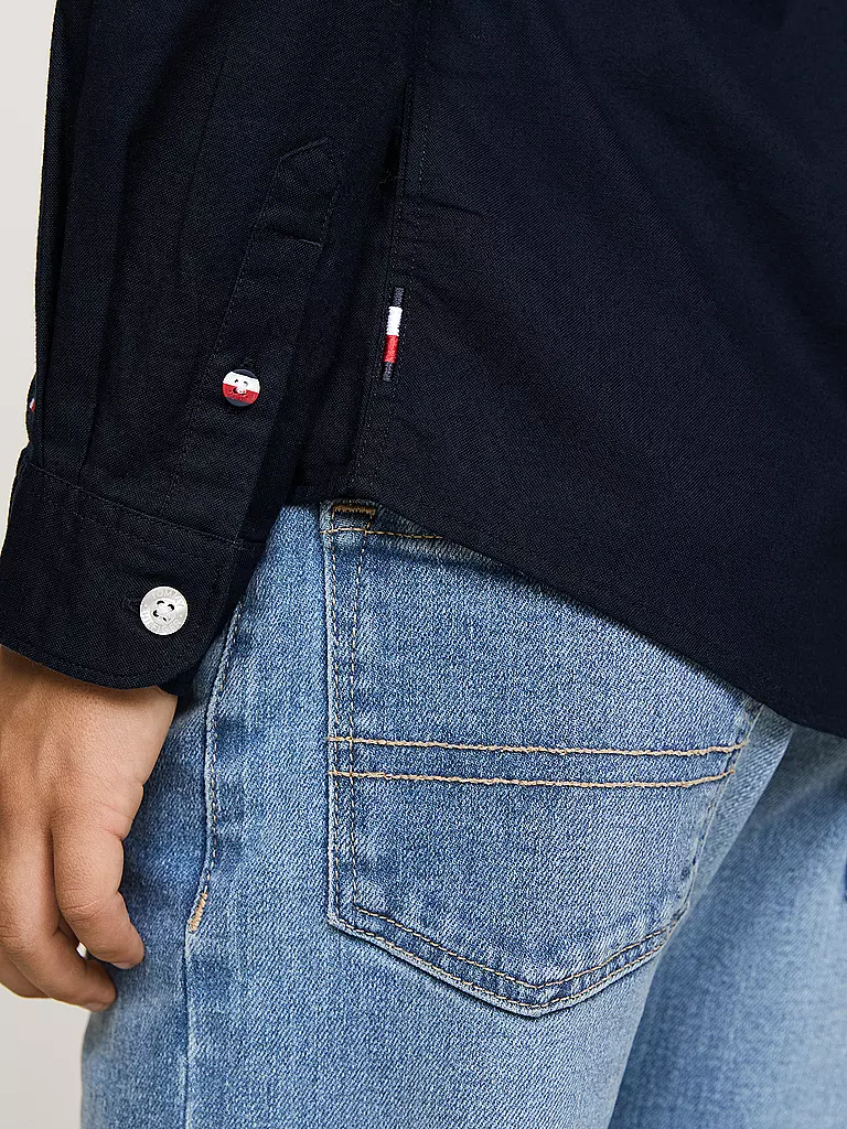 TOMMY HILFIGER | Jungen Hemd  | Azul oscuro