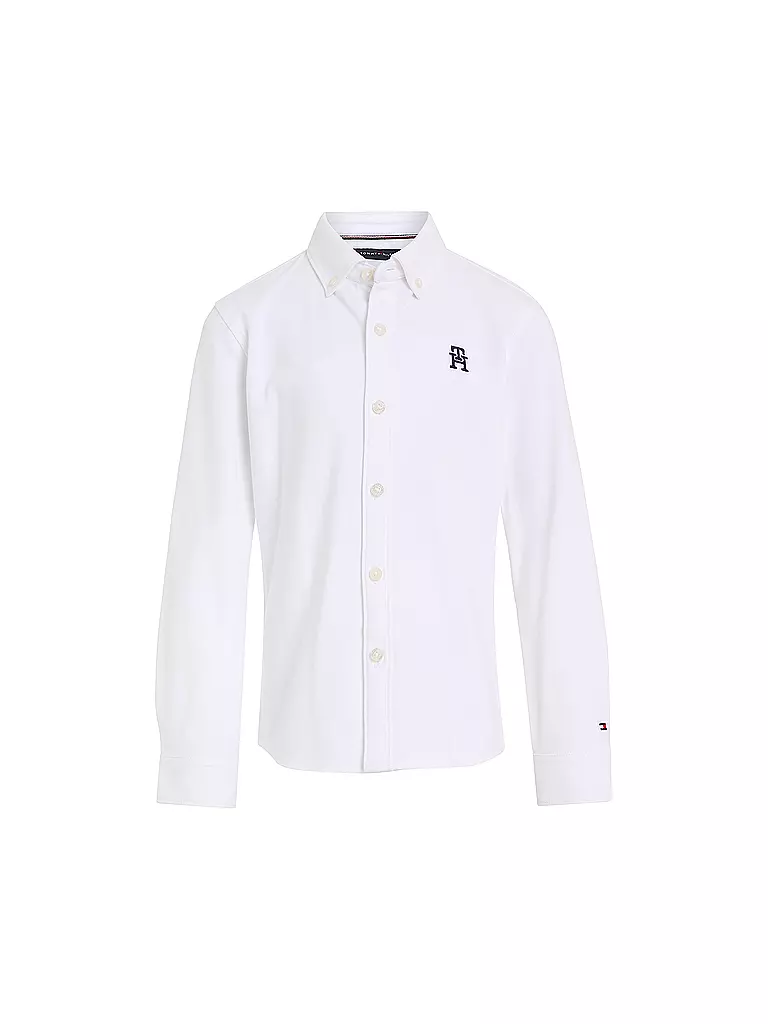 TOMMY HILFIGER | Jungen Hemd | Blanco
