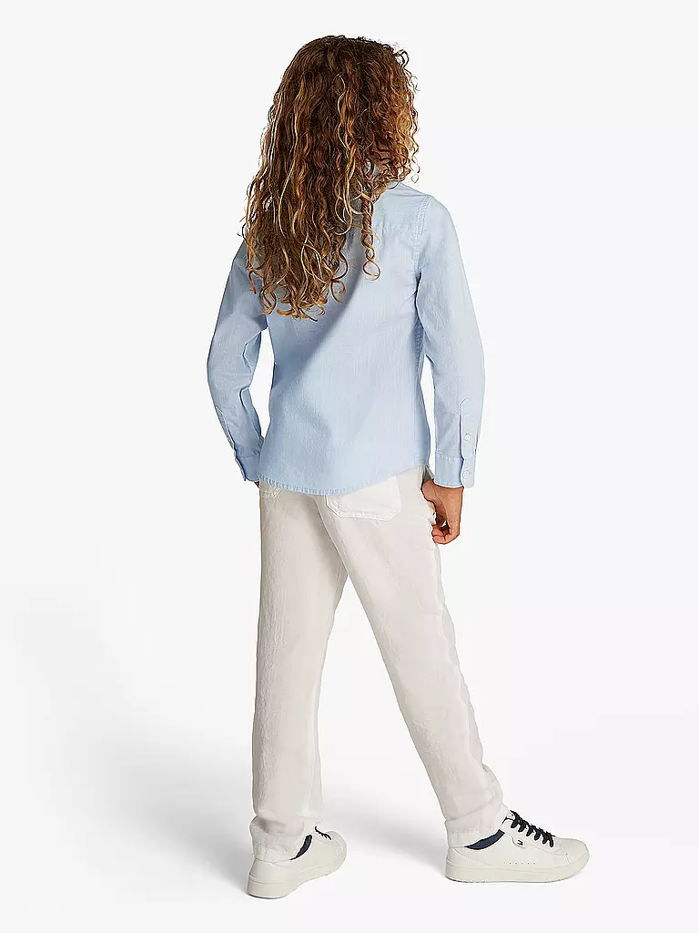 TOMMY HILFIGER | Jungen Hemd | Azul claro