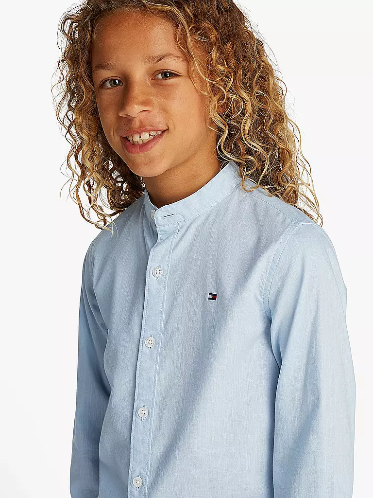 TOMMY HILFIGER | Jungen Hemd | Azul claro