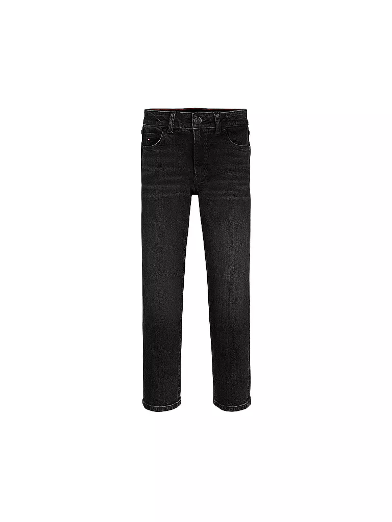 TOMMY HILFIGER | Jungen Jeans Straight Fit  | Negro