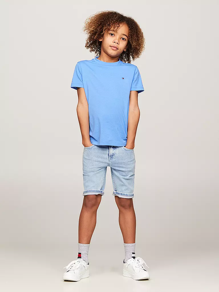 TOMMY HILFIGER | Jungen Jeansshorts  | Azul claro