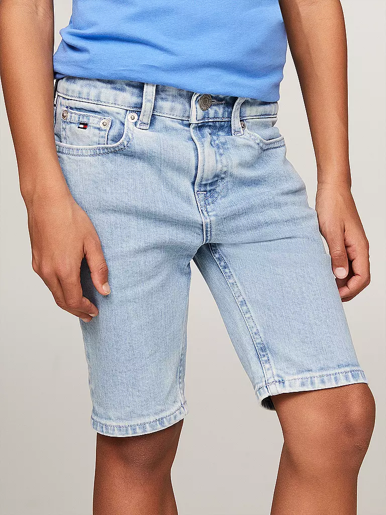 TOMMY HILFIGER | Jungen Jeansshorts  | Azul claro
