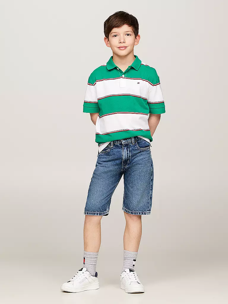 TOMMY HILFIGER | Jungen Jeansshorts Straight Fit | Azul