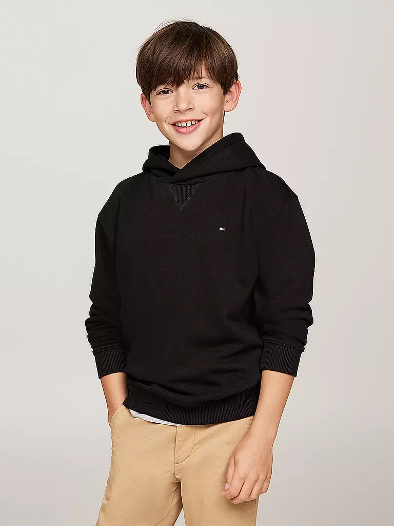 TOMMY HILFIGER | Jungen Kapuzensweater - Hoodie  | Negro