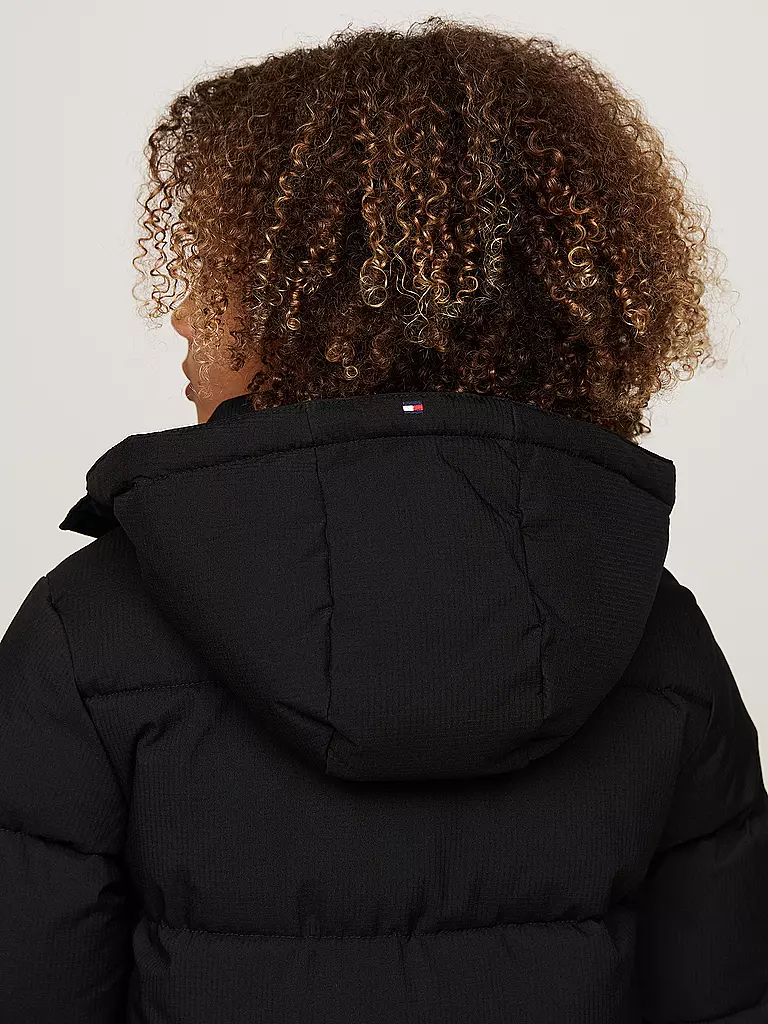 TOMMY HILFIGER | Jungen Parka | Negro